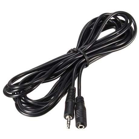 3.5mm 4-Pole Male To Female AUX Extension Headphone Cable Cord
