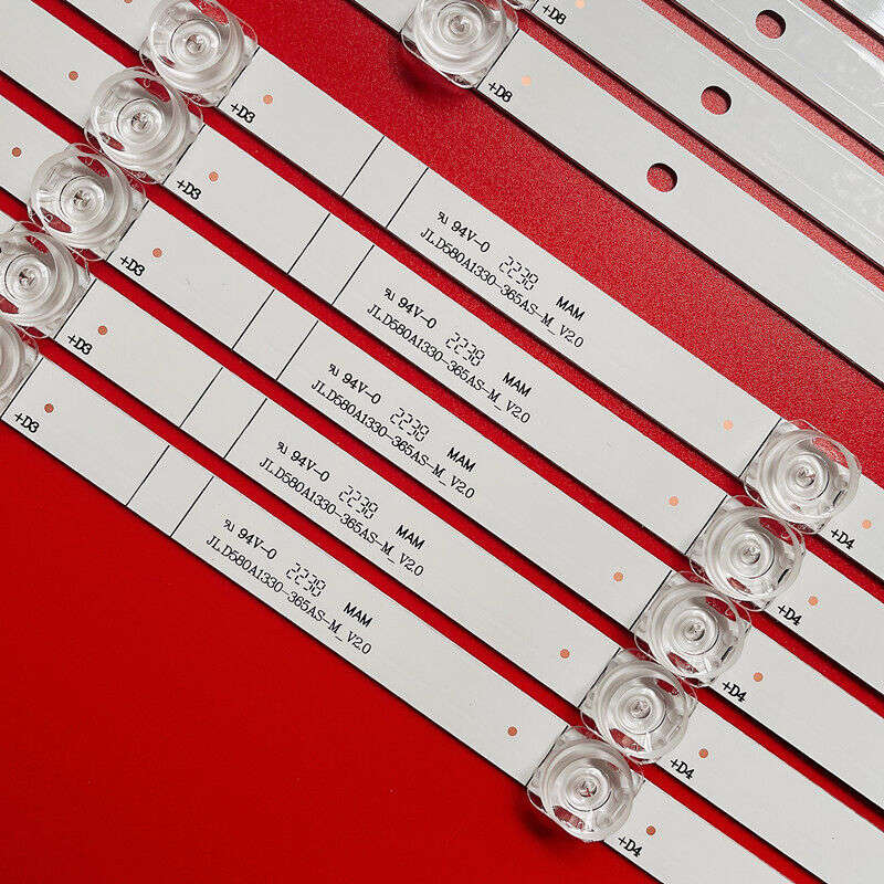 Hisense 58inch LED TV Backlight Strips (5pcs) Hisense JL.D580A1330-365AS-M For H58AE6100 H58A6100...
