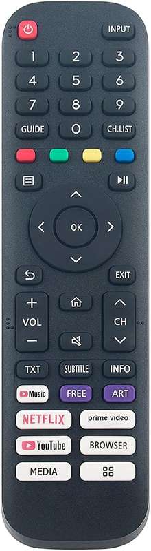Hisense EN2J30H Replacement Remote Control for Hisense UHD TV