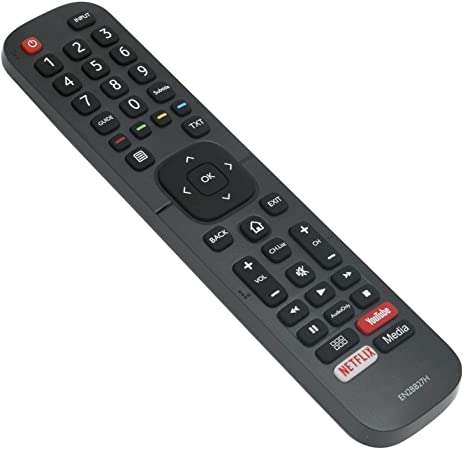 Hisense EN2BB27H Replacement Remote Control for Hisense UHD FHD/HD Smart TV