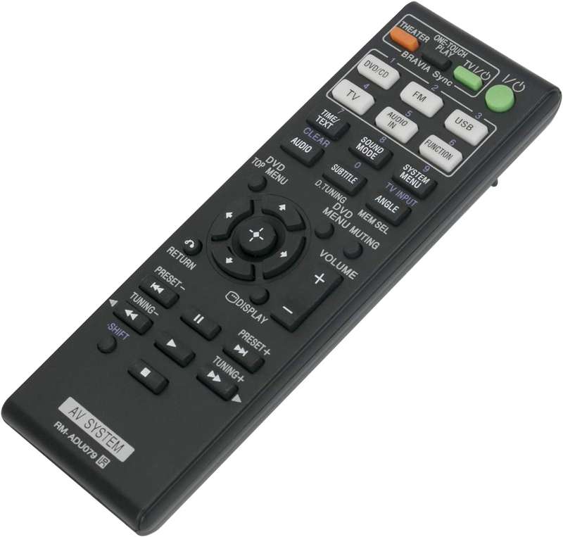 Replacement Remote Control RM-ADU079 For SONY DVD Home Theatre System DAV-DZ330 DAV-DZ340 DAV-DZ710