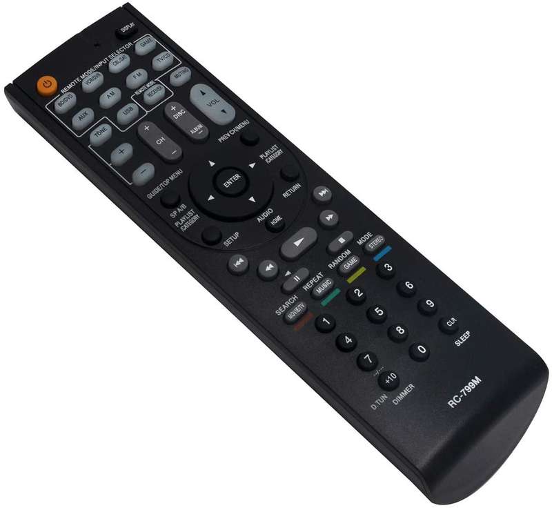 RC-799M Replacement Remote Control for ONKYO TX-SR309 HT-S5405 HT-R591 HT-R590 HT-R558 HT-R548 HT...