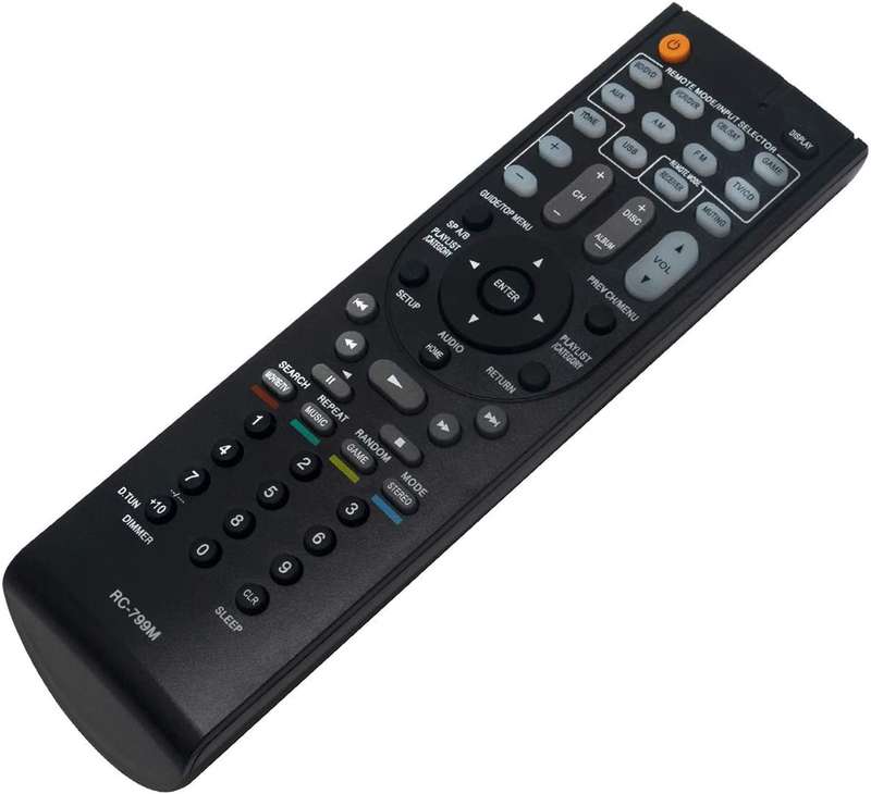 RC-799M Replacement Remote Control for ONKYO TX-SR309 HT-S5405 HT-R591 HT-R590 HT-R558 HT-R548 HT...