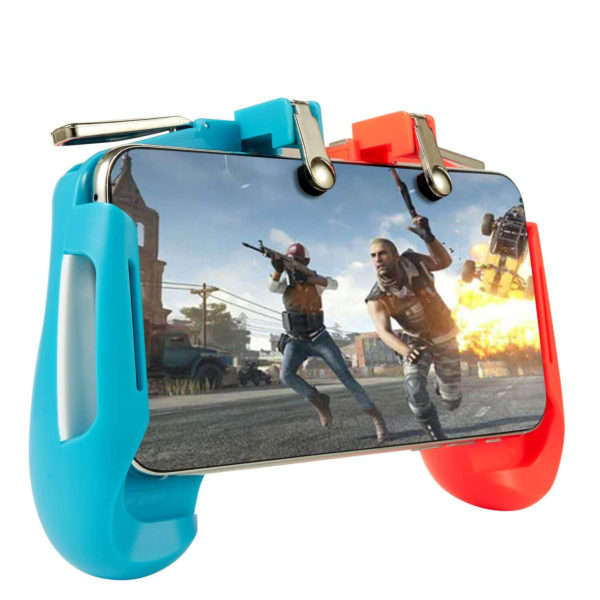 AK 16 PUBG Gaming Controller Trigger Button Handle Red + Blue