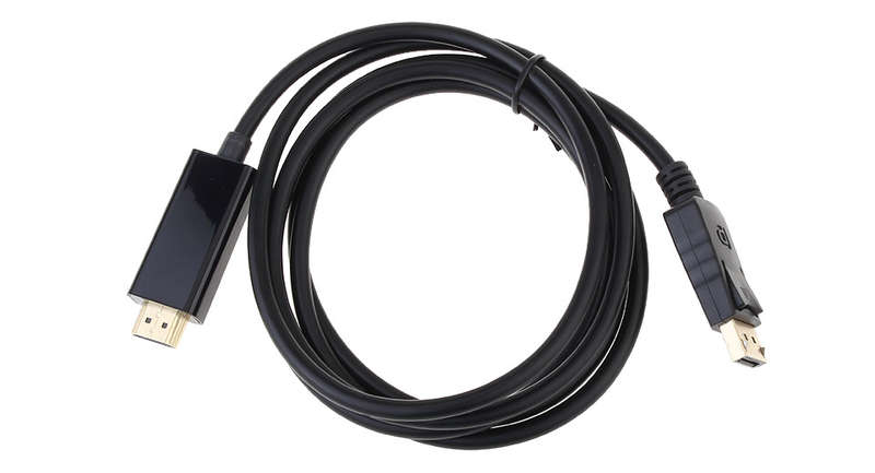 DisplayPort Male to HDMI Male Adapter Cable (1.8m)