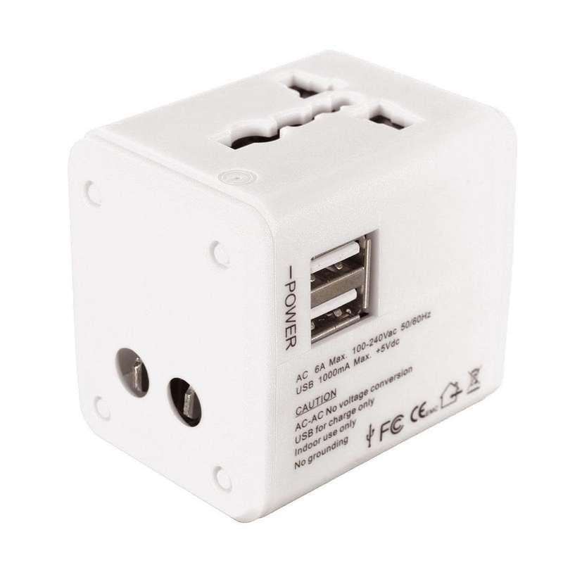Dual USB Universal Travel Wall Charger Power Adapter Converter Plug