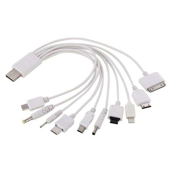 Multifunctional 14 in 1 Travel Charging Kit Hi-speed USB Hybrid Charger