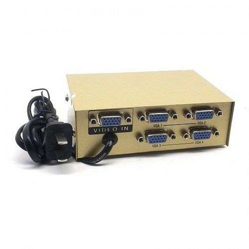 VGA switcher Splitter 4 Port VGA Splitter VGA Video sharing 1-in-4-out