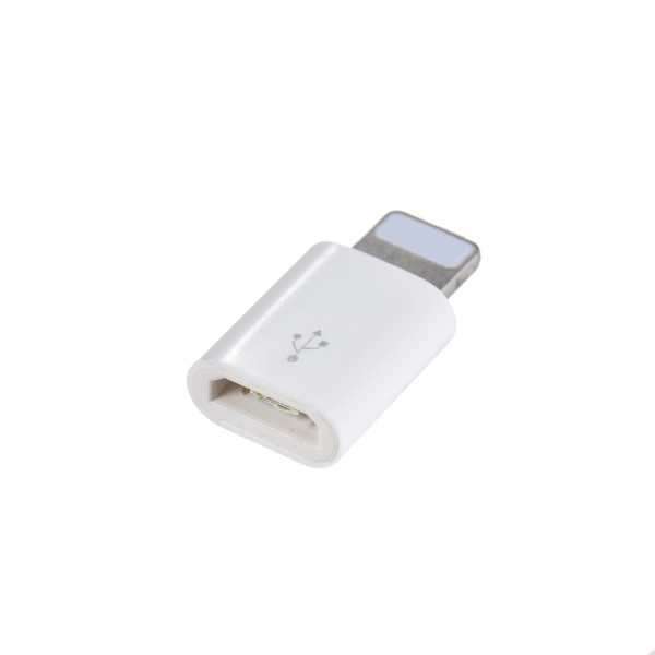 Micro To 8 Pin White Adapter