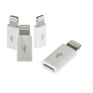 Micro To 8 Pin White Adapter