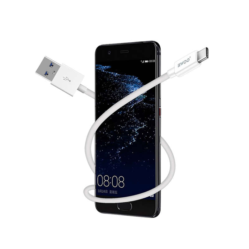 Bwoo USB Type-C Cable For Mobile Phones - White