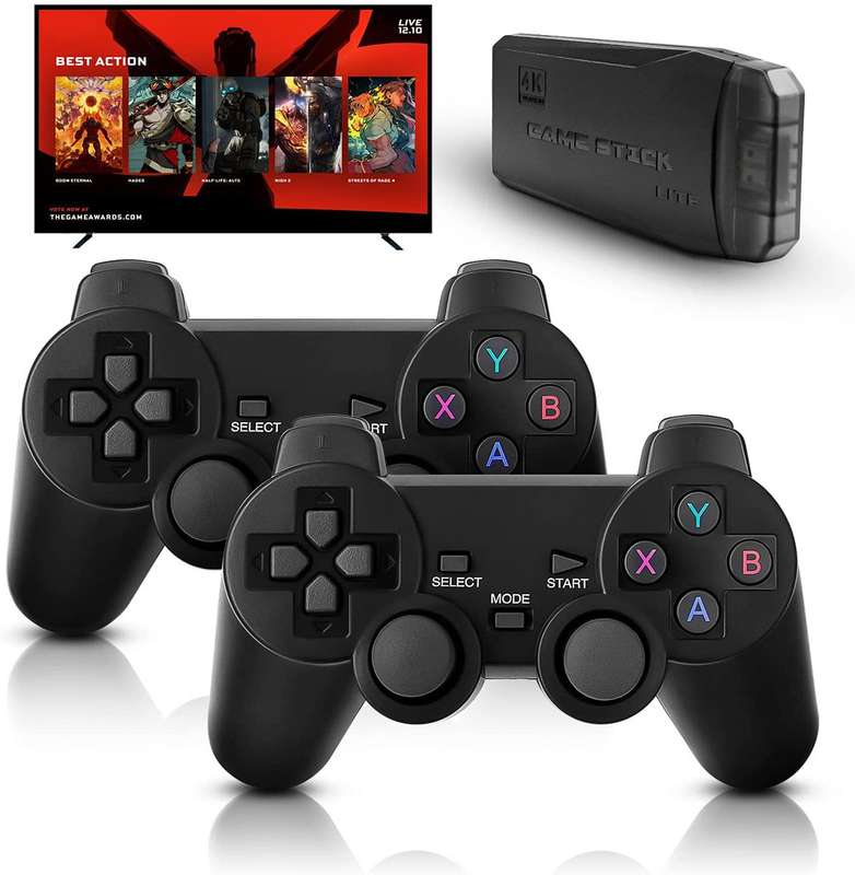 Retro gaming console M8 with 2 wireless controllers (+3500 games)