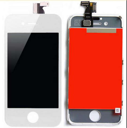 LCD Digitizer Display Assembly Replacement For iPhone 4G White