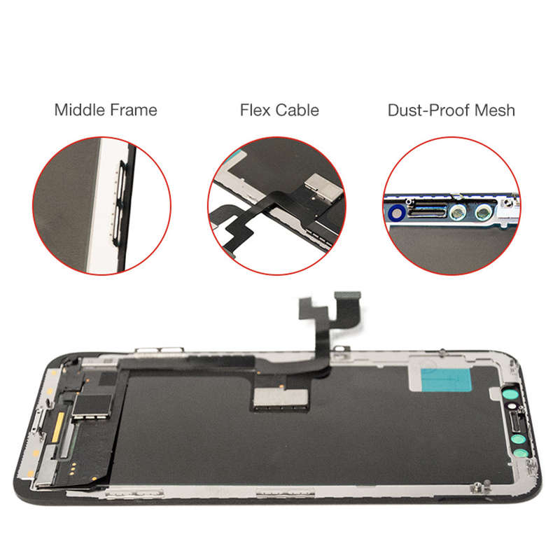 Replacement OLED LCD Digitizer Display Assembly For iPhone-XR Black