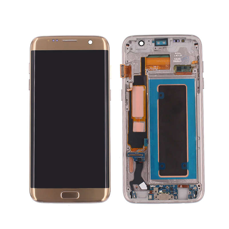 AMOLED LCD Display For Samsung S7 Edge SM-G935F LCD Replacement Gold