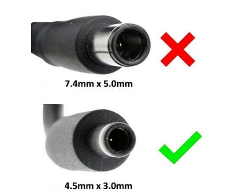 Replacement Laptop Charger For Dell 4.5mm x 3.0mm 19.5V 3.34A 65W
