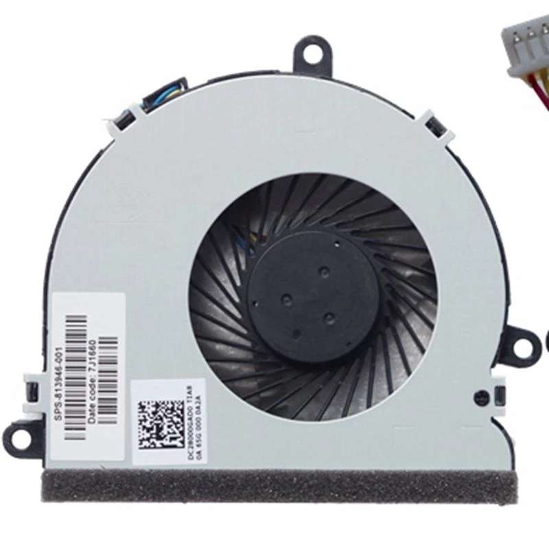 Replacement CPU Cooling Fan for HP 15-AC 15-AF 250 g4 15-ac121TX 15-AC121DX 813946-001 DC28000GAF...