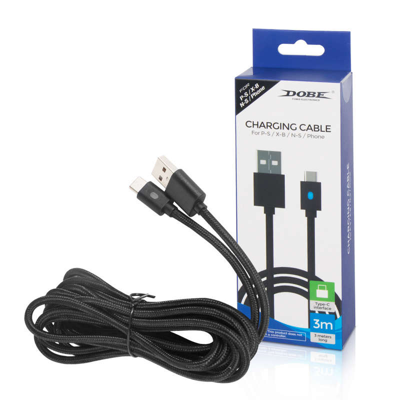 Type C Data Cable For PS5, Xbox series X Xbox series S (3M)