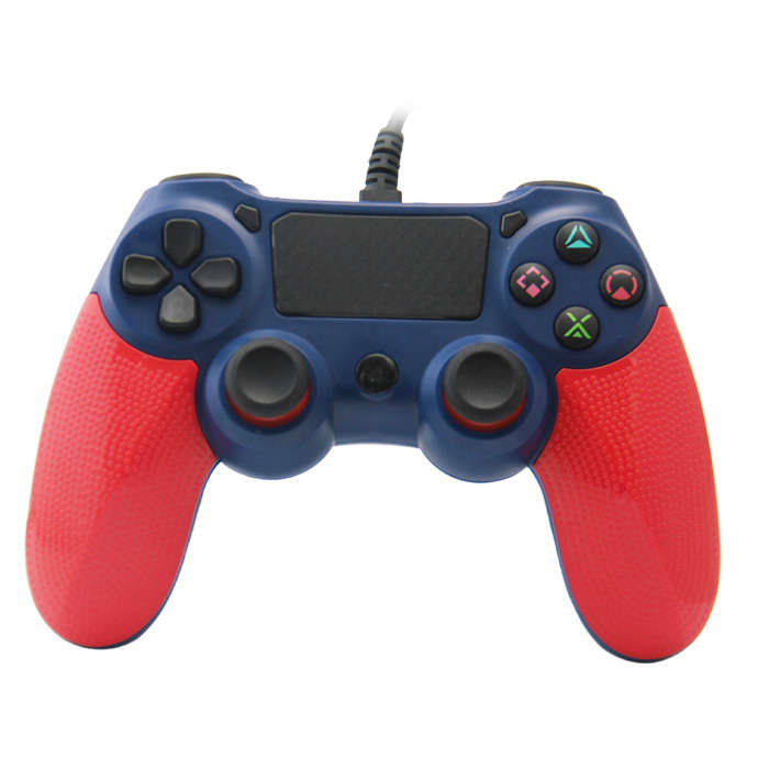 Wired Game Controller - Orange+Blue For PlayStation 4 PS4