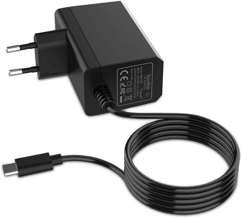 Nintendo Switch/Lite/Oled 15V/2.6A Type-C AC Adapter USB C Type C