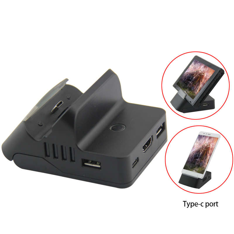 HDMI Screen Switching Multi-function Charing Dock For Nintendo Switch