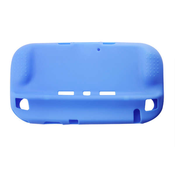 Silicon Case/Cover/Skin For Nintendo Wii U Console (Blue)