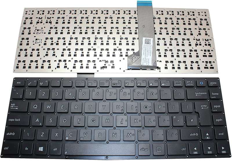 Replacement Laptop Keyboard for ASUS VivoBook S400 S400C S400CA S400E UK Layout