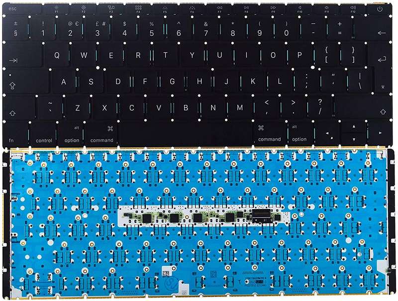 Replacement Laptop  Keyboard for Apple MacBook A1534 Keyboard  12-inch Retina Early 2015 UK layout