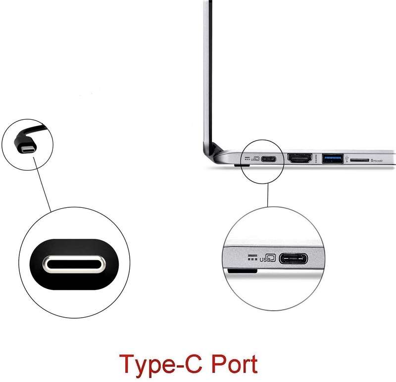 Replacement Laptop Charger For Lenovo/ Asus/Acer 65W 20V 3.25A USB-C / USB Type C
