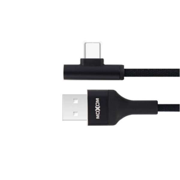 CC-70 Moxom USB Type-C Cable Game Cable For Mobile Phone - Black