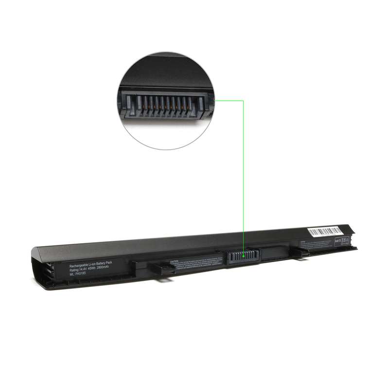 Replacement Battery for Toshiba PA5185-1BRS PA5184U-1BRS 14.4V 2800Mah