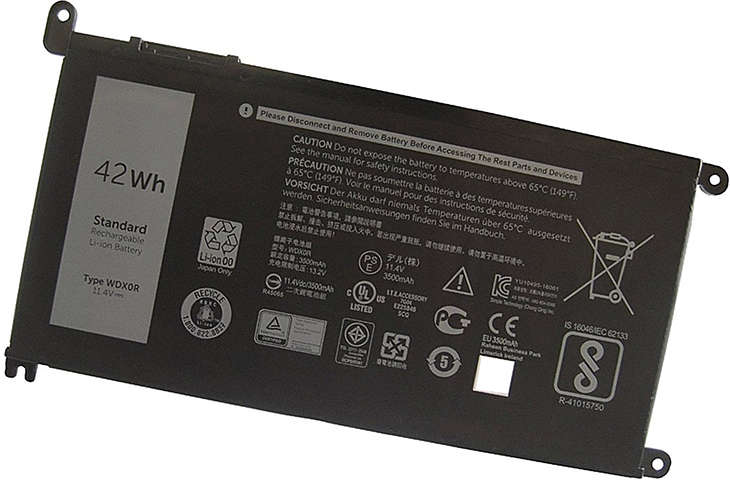 Replacement Laptop Battery for Dell Inpiron WDXOR 11.4V 13 5368 5378 5379  3CRH3 T2JX4 FC92N CYMG...