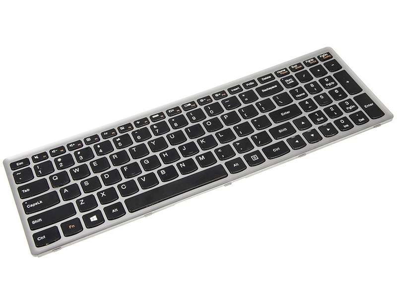 Replacement Laptop Keyboard For LENOVO Z500A With Silver Frame