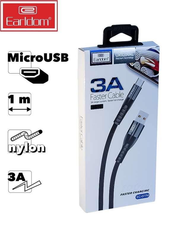 EARLDOM EC-175 3A USB TO Micro USB Cable