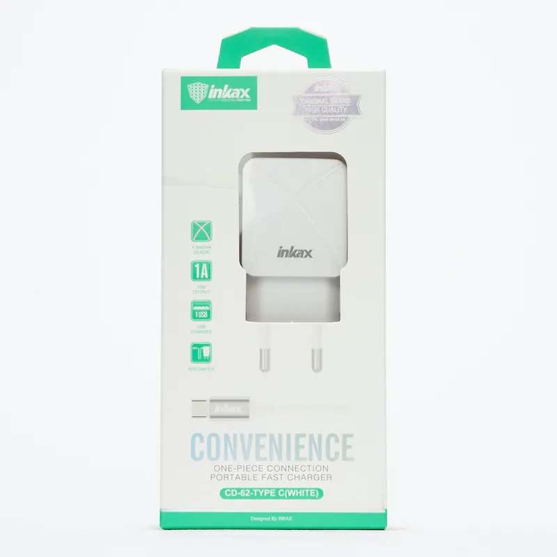 INKAX  CD-62 TYPE-C 5V1A White