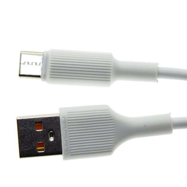 WUW-X128 USB TO TYPE C 2.4A 1M for 2