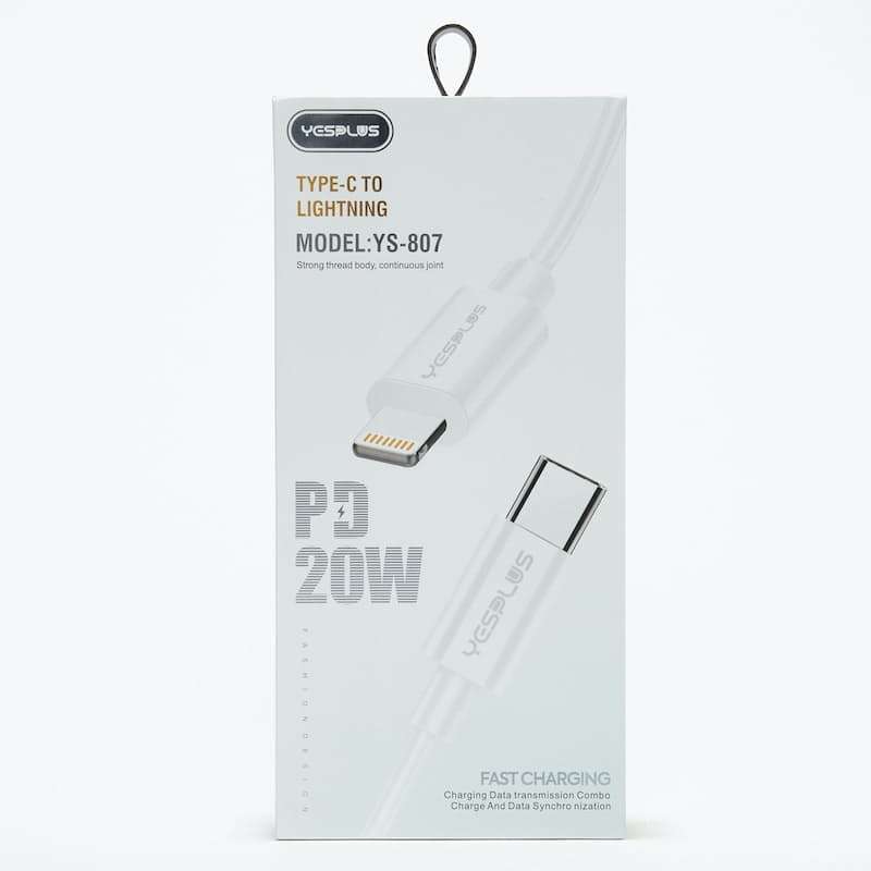 YEPLUS YS-807 PD-iPhone 20W TYPE C TO Lightning Cable