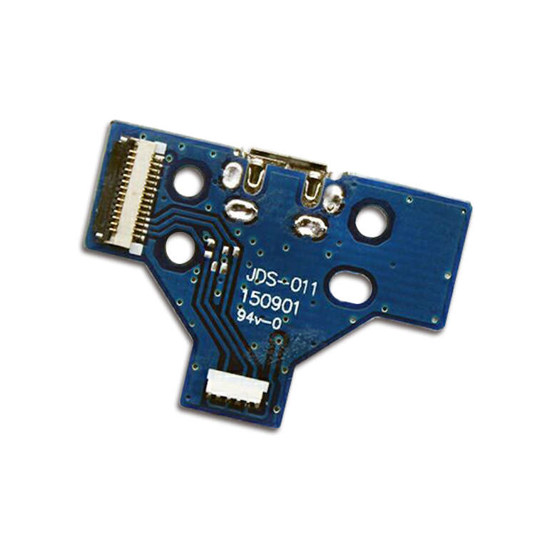 14 Pin USB Charger PCB Board Blue JDS-001 For PS4 Controller