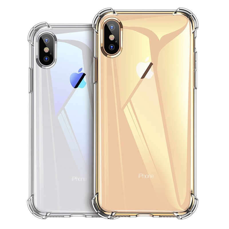 Shockproof Clear For TPU Protective Bumper Back Cover Iphone XS Maxx