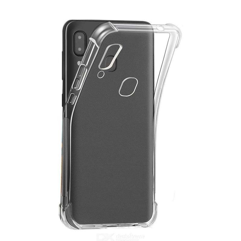 Shockproof Clear For TPU Protective Bumper Back Cover For Samsung A20