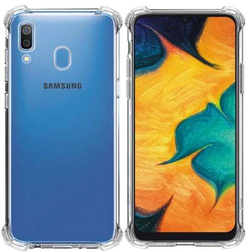 Shockproof Clear For TPU Protective Bumper Back Cover For Samsung A30