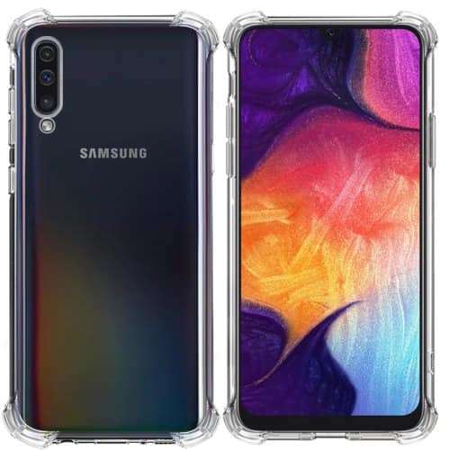 Shockproof Clear For TPU Protective Bumper Back Cover For Samsung A50