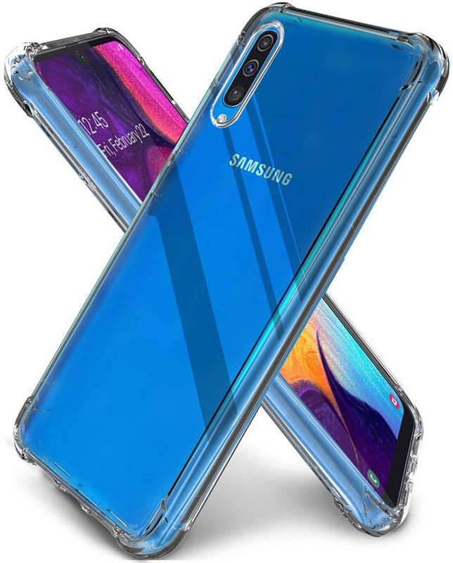 Shockproof Clear For TPU Protective Bumper Back Cover For Samsung A50S