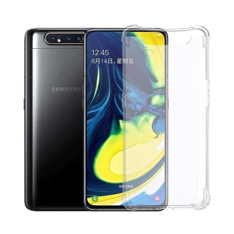 Shockproof Clear For TPU Protective Bumper Back Cover For Samsung A80