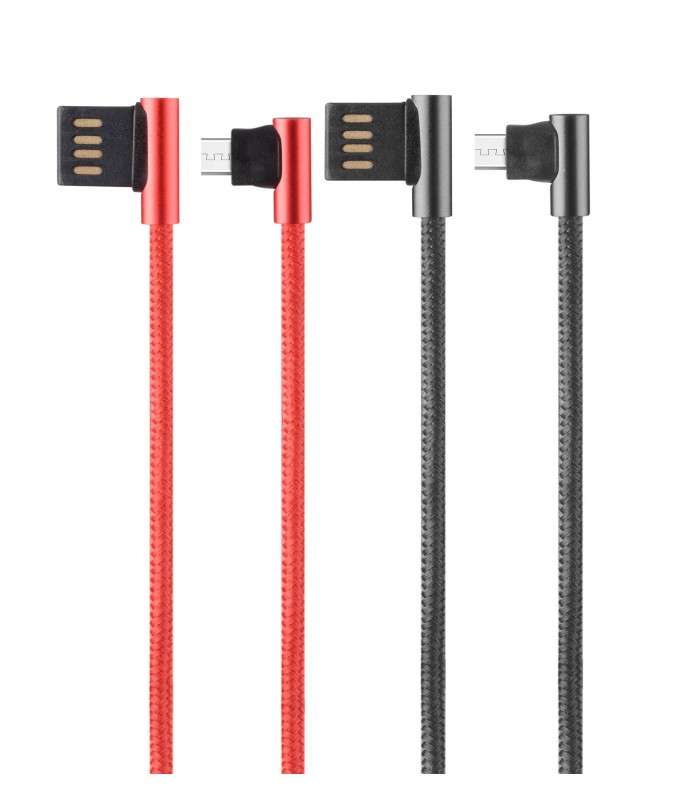 Reversible USB 2.0 A to Micro USB 5P Charge & Sync Cable 90?