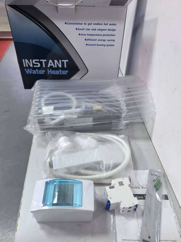 Ewube 6KW 220V Electric Instant Tankless Water Geyser With Wi-Fi & APP Control SA-01