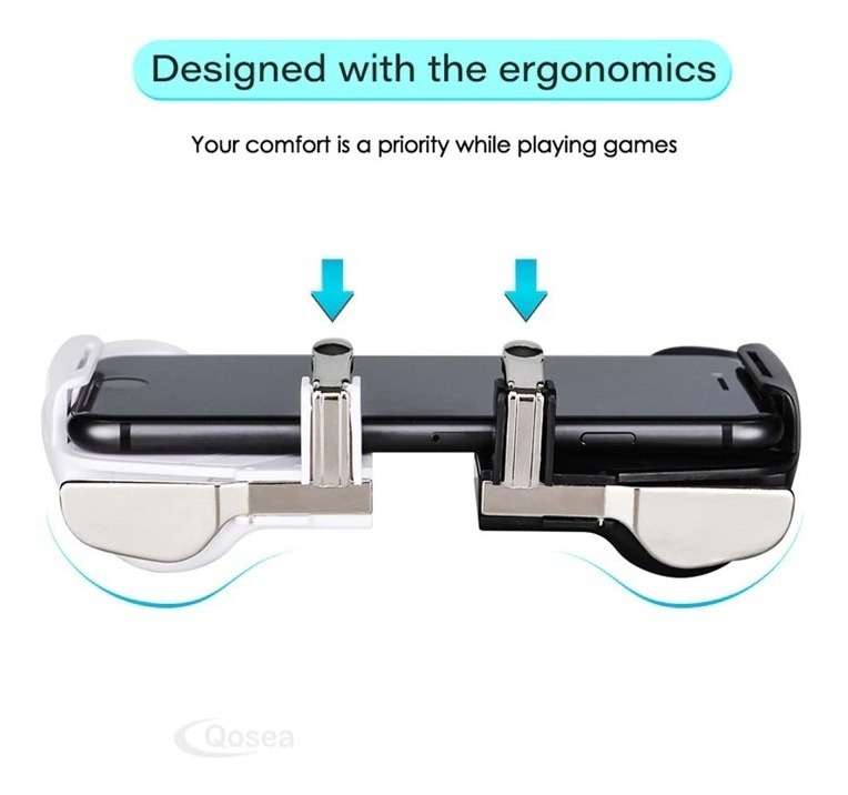 AK 16 PUBG Gaming Controller Trigger Button Handle Red + Blue