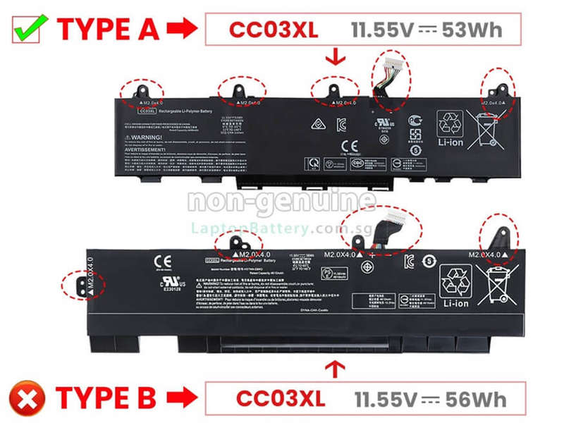 Battery Hp EliteBook 830 G7 835 G7 840 G7,845 G7, 840 G8, L78555-005