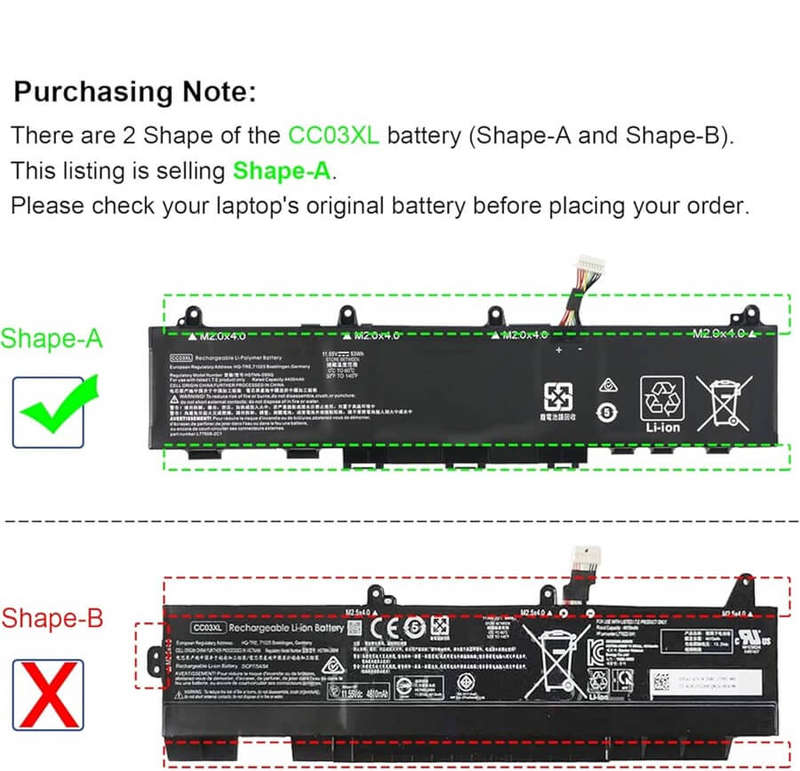 Battery Hp EliteBook 830 G7 835 G7 840 G7,845 G7, 840 G8, L78555-005