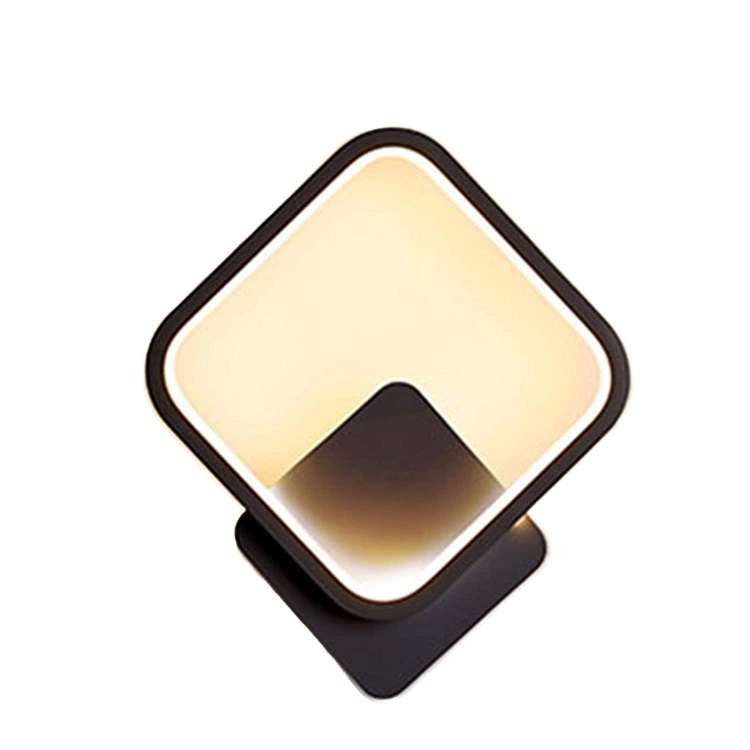 Ewube Indoor Luxury Modern Style Square Shape LED Wall Lamp